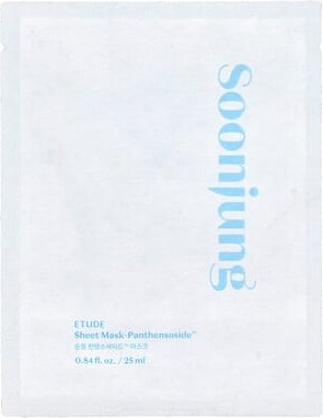ETUDE, SoonJung, Sheet Beauty Face Mask-Panthensosid™, Beauty-Gesichtsmaske mit Panthensosid™, 1 Tuchmaske, 25 ml (0,84 ...