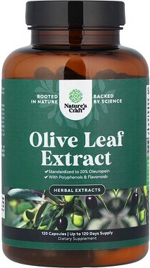 Thumbnail - Nature's Craft, Olivenblattextrakt, 750 mg, 120 Kapseln