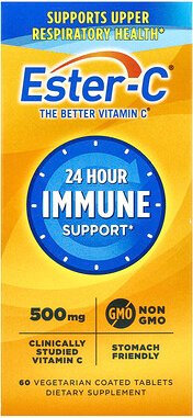 EsterC, 24 Hour Immune Support, Unterstützung des Immunsystems für 24 Stunden, 60 pflanzlich beschichtete Tabletten