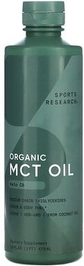 Sports Research, Bio-MCT-Öl C8, geschmacksneutral, 473 ml (16 fl. oz.)