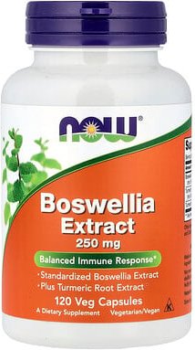 NOW Foods, Boswellia Extract, Weihrauchextrakt, 120 pflanzliche Kapseln