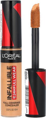 L'Oréal, Infallable, Full Coverage Concealer, Concealer mit vollständiger Abdeckung, 400 Karamell, 10 ml (0,33 fl. oz.)