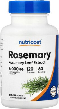 Nutricost, Rosemary, Rosmarin, 120 Kapseln (150 mg pro Kapsel)