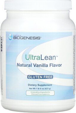 Nutra BioGenesis, UltraLean, Natural Vanilla, natürlicher Vanillegeschmack, 623 g (1 lb. 6 oz.)