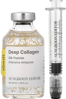 Thumbnail - Sungboon Editor, Deep Collagen, Silk Peptide Intensive Ampoule, Seidenpeptid-Ampulle, 40 ml (1,35 fl. oz.)