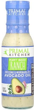 Primal Kitchen, Dressing & Marinade Made with Avocado Oil, Plant Based Ranch, Dressing und Marinade aus Avocadoöl, pflan...