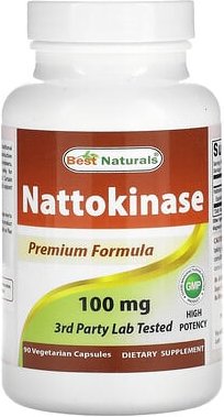 Thumbnail - Best Naturals, Nattokinase, Nattokinase, 100 mg, 90 pflanzliche Kapseln