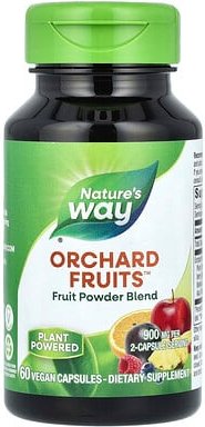 Thumbnail - Nature's Way, Orchard Fruits, Fruchtpulvermischung, 60 vegane Kapseln