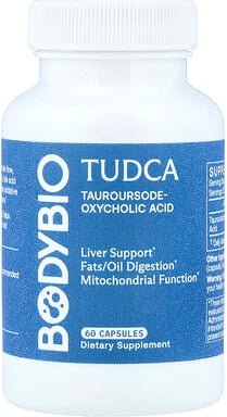 BodyBio, TUDCA, 60 Kapseln (250 mg pro Kapsel)