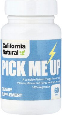 California Natural, Pick Me Up, 60 Tabletten