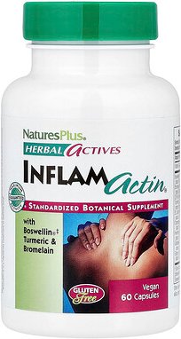 NaturesPlus, Herbal Actives, InflamActin®, 60 vegane Kapseln