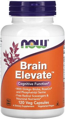 NOW Foods, Gehirn Aufbau, 120 vegetarische Kapseln