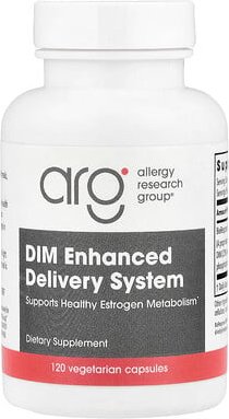 Thumbnail - Allergy Research Group, DIM Enhanced Delivery System, verbessertes Abgabesystem, 120 pflanzliche Kapseln