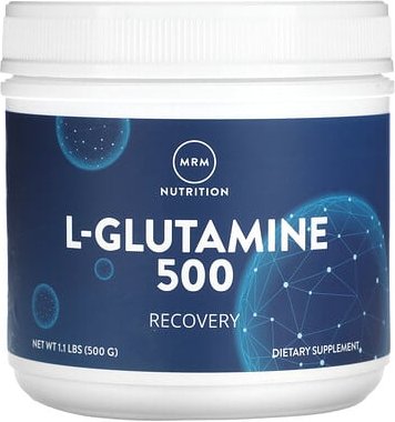 MRM Nutrition, L-Glutamin 500, 500 g (1,1 lbs.)