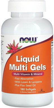 NOW Foods, Multi-Weichkapseln, 180 vegetarische Kapseln