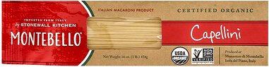 Montebello, Organic Capellini, Bio-Capellini, 454 g (16 oz.)