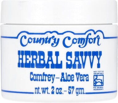 Country Comfort, Herbal Savvy, Beinwell-Aloe Vera, 57 g (2 oz.)