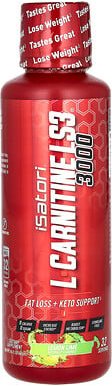 Isatori, L-Carnitine LS3 3000, L-Carnitin LS3 3000, Zitrone-Limette, 3.000 mg, 480 ml (16 fl. oz.)