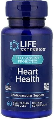 Life Extension, FLORASSIST Probiotic Heart Health, Probiotika für die Herzgesundheit, 60 pflanzliche Kapseln (74 mg pro ...