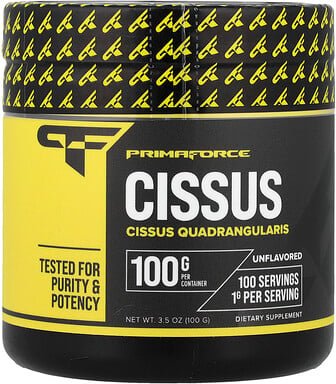 Primaforce, Cissus Powder, Unflavored, Cissus-Pulver, geschmacksneutral, 100 g (3,5 oz.)