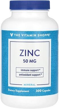 Thumbnail - The Vitamin Shoppe, Zinc, Zink, 50 mg, 300 Kapseln