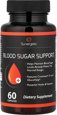 Sunergetic, Blutzucker-Unterstützung, 60 Kapseln