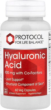 Protocol for Life Balance, Hyaluronsäure, 60 pflanzliche Kapseln