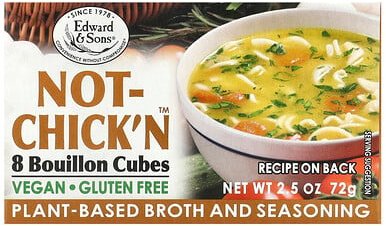 Edward & Sons, Not-Chick'n™, Brühwürfel, 8 Würfel