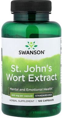 Thumbnail - Swanson, Johanniskrautextrakt, standardisiert, 300 mg, 120 Kapseln