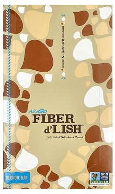 NuGo Nutrition, Fiber d'Lish®, Blondie Bar, Haarriegel, 16 Riegel, je 45 g (1,6 oz.).