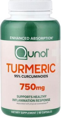 Qunol, Kurkuma, 90 Kapseln