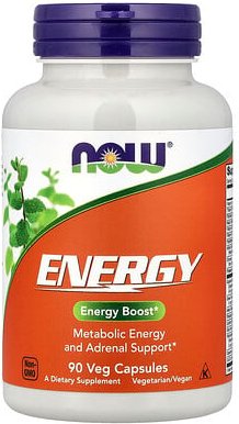 NOW Foods, Energy, 90 pflanzliche Kapseln