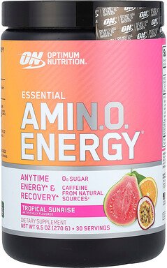 Optimum Nutrition, Essential Amin.O. Energy®, Tropical Sonnenaufgang, 270 g (9,5 oz.)