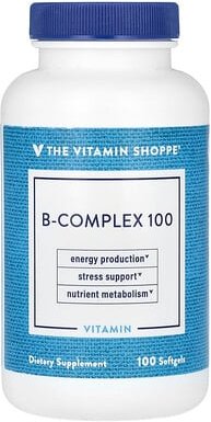Thumbnail - The Vitamin Shoppe, B-Complex 100, Vitamin-B-Komplex 100, 100 Weichkapseln