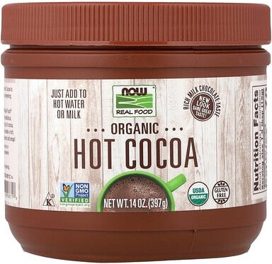 NOW Foods, Heißer Bio-Kakao, 397 g (14 oz.)