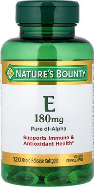 Nature's Bounty, Vitamin E, 180 mg, 120 Weichkapseln mit schneller Freisetzung