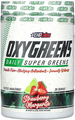 EHPlabs, OxyGreens, Daily Super Greens, Erdbeer-Margarita, 255 g (9 oz.)
