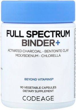 Codeage, Full Spectrum Binder+, Vollspektrum-Bindemittel, 90 pflanzliche Kapseln