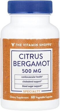 The Vitamin Shoppe, Citrus Bergamot, Zitrus-Bergamotte, 500 mg, 60 pflanzliche Kapseln