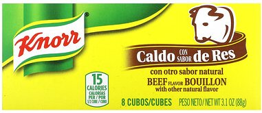 Knorr, Bouillon mit Rindfleischgeschmack, 8 Würfel, 88 g (3,1 oz.)