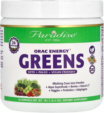 Paradise Herbs, ORAC Energy® Greens, Grassaftpulver, 182 g (6,4 oz.)