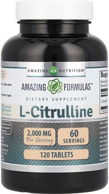 Amazing Nutrition, L-Citrulline, L-Citrullin, 120 Tabletten (1.000 mg pro Tablette)
