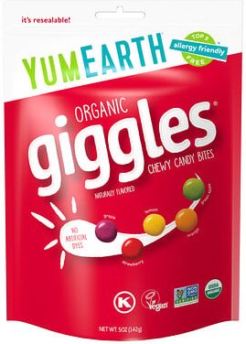 YumEarth, Organic Giggles, Bio-Gummi-Linsen, 142 g (5 oz.)