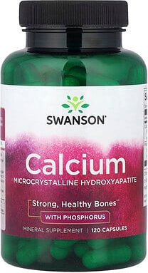 Swanson, Calcium, 120 Kapseln