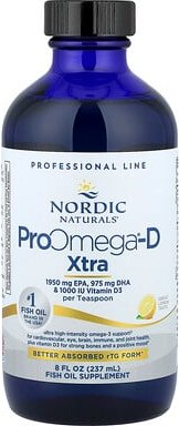 Nordic Naturals, ProOmega®-D Xtra, Omega-3-Fischöl, große Zitrone, 237 ml (8 fl. oz.)