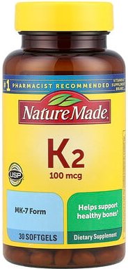 Thumbnail - Nature Made, Vitamin K2, 100 mcg, 30 Weichkapseln
