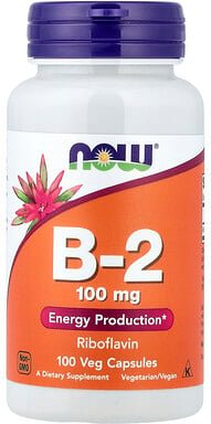NOW Foods, B2, 100 mg, 100 vegetarische Kapseln