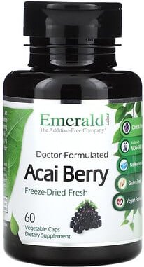 Thumbnail - Emerald Laboratories, Acai Berry, Açaí-Beere, 60 pflanzliche Kapseln (500 mg pro Kapsel)
