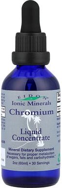 Eidon Ionic Minerals, Chrom, Liquid Concentrate, Chrom, Flüssigkonzentrat, 60 ml (2 oz.)