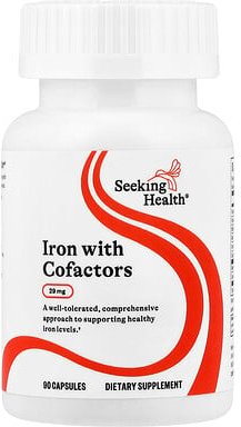 Seeking Health, Iron with Cofactors, Eisen mit Cofaktoren, 90 Kapseln